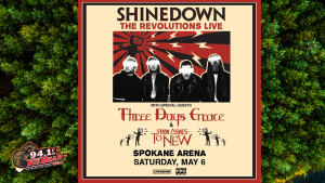 Shinedown at The Spokane Arena May 6th